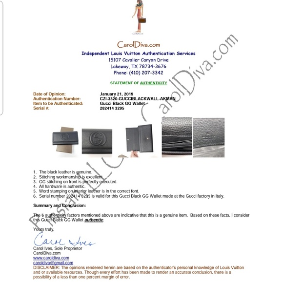 Brand New Gucci GG Black Leather Wallet - Picture 8 of 8